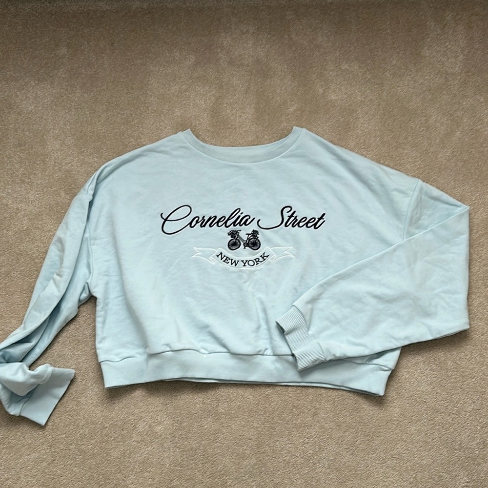 Cornelia Street cropped sweatshirt